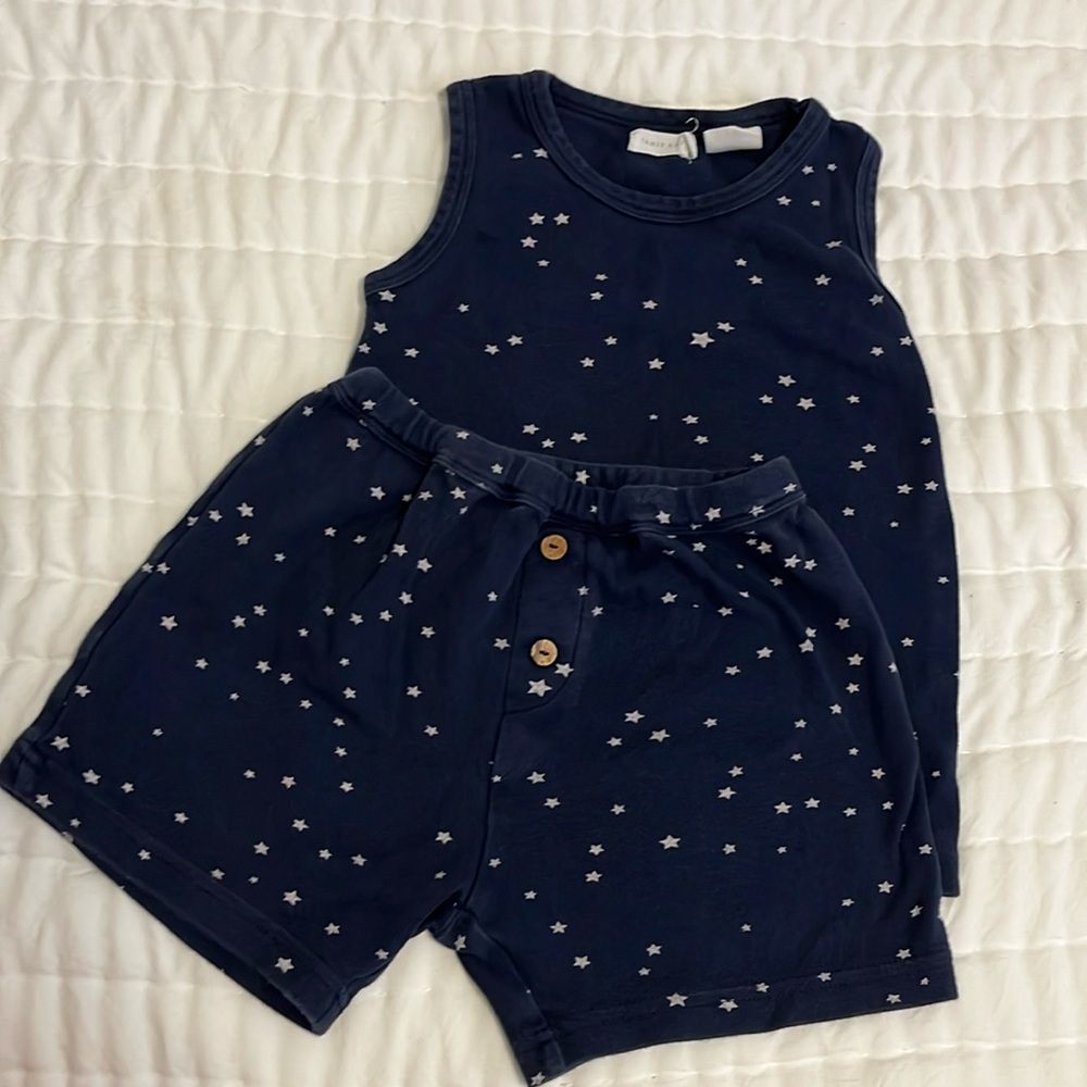Jamie Kay size 5 pajamas Organic Cotton